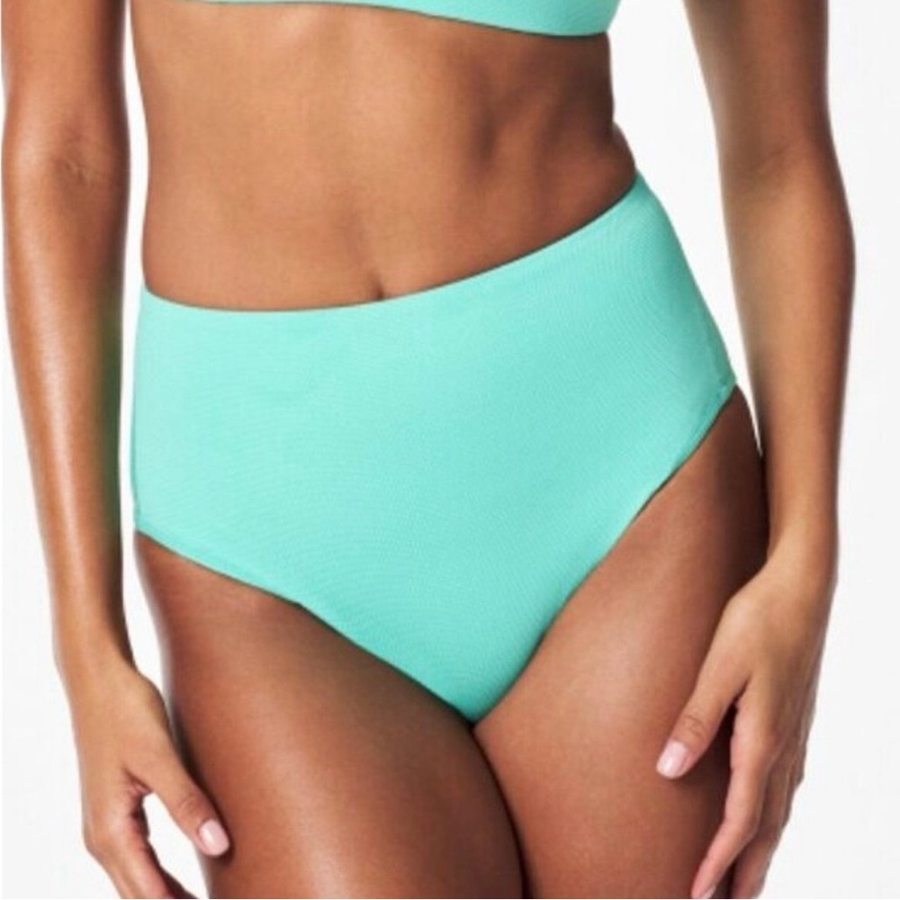 SPANX Turquoise Mint High-Waist Bikini Bottoms NWT